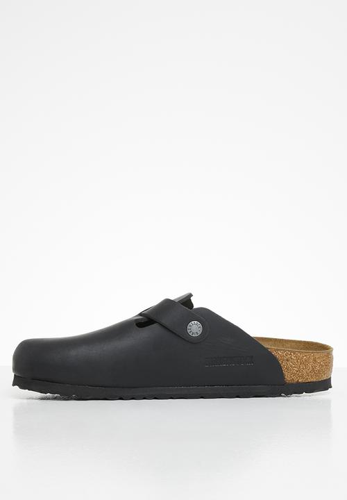 Birkenstock - Boston oiled leather narrow - black