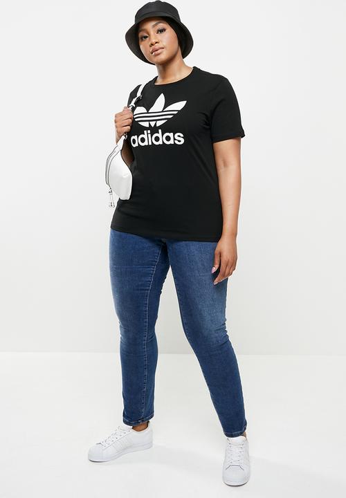 adidas Originals - Plus trefoil short sleeve tee - black