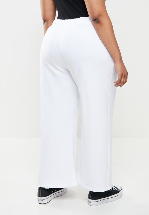 Blake - Wide leg jogger - white