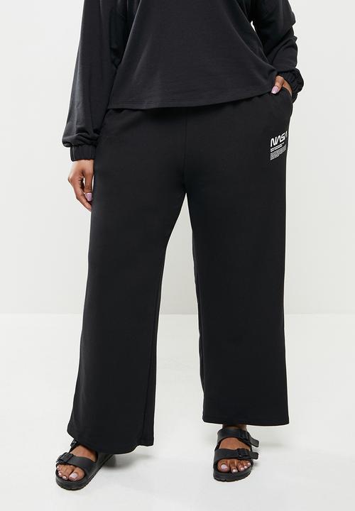 Blake - Wide leg jogger - black