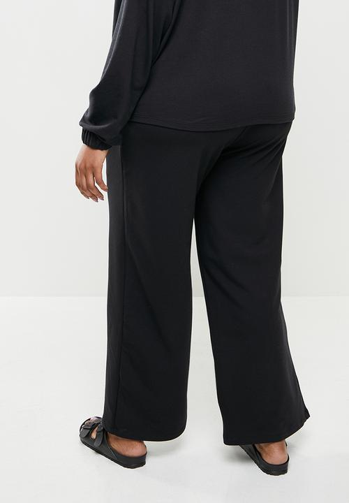 Blake - Wide leg jogger - black