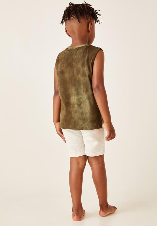 Flyersunion - Bright future muscle tee - khaki