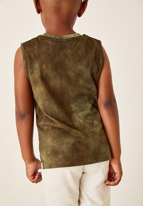 Flyersunion - Bright future muscle tee - khaki
