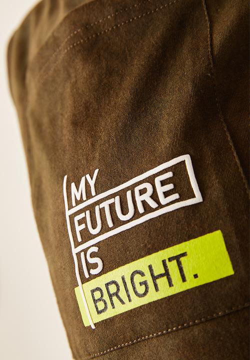 Flyersunion - Bright future muscle tee - khaki