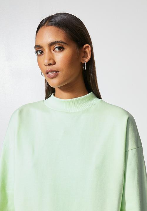 Superbalist - Long sleeve tiered sweat dress - caledon