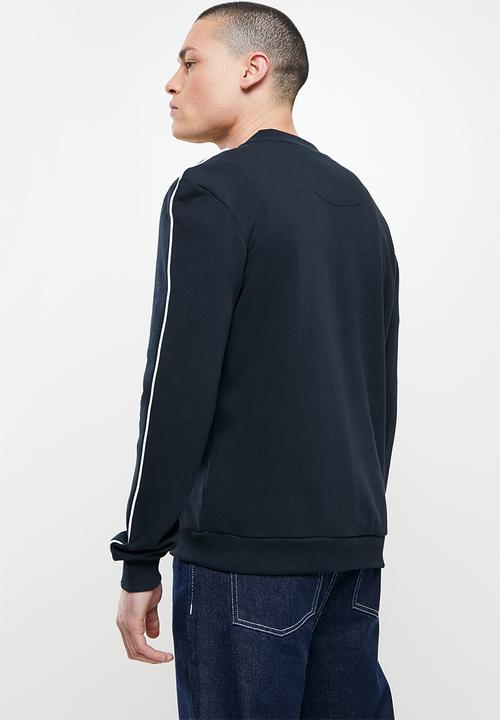 Brave Soul - Poncho fleece bomber jacket - rich navy