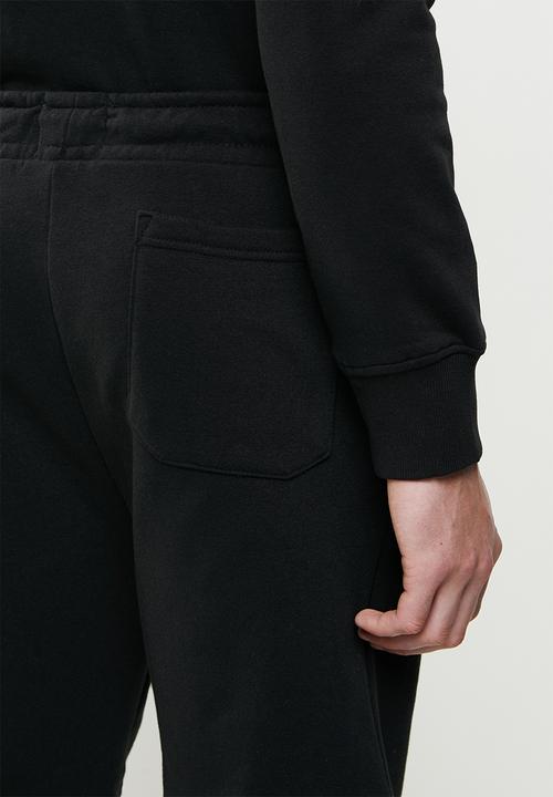 Brave Soul - City fleece shorts - jet black
