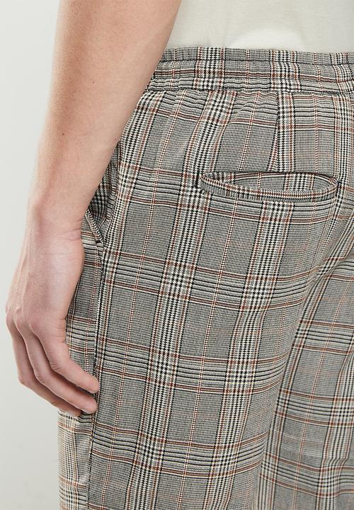 Brave Soul - Colton big check pants - multi