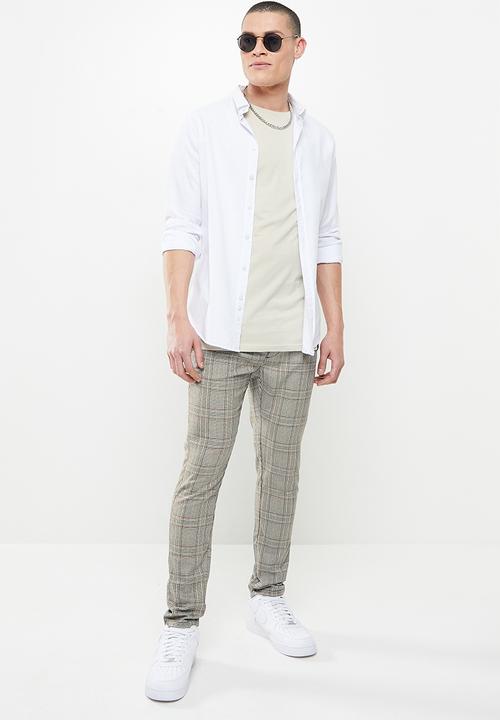 Brave Soul - Colton big check pants - multi