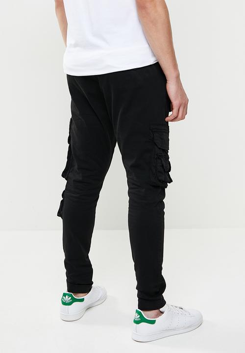 Brave Soul - Leeds utility cargo - jet black