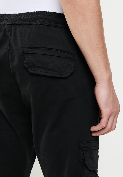 Brave Soul - Leeds utility cargo - jet black