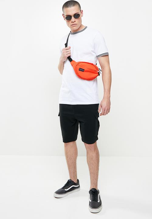 Brave Soul - Auden essential double pocket cargo - black