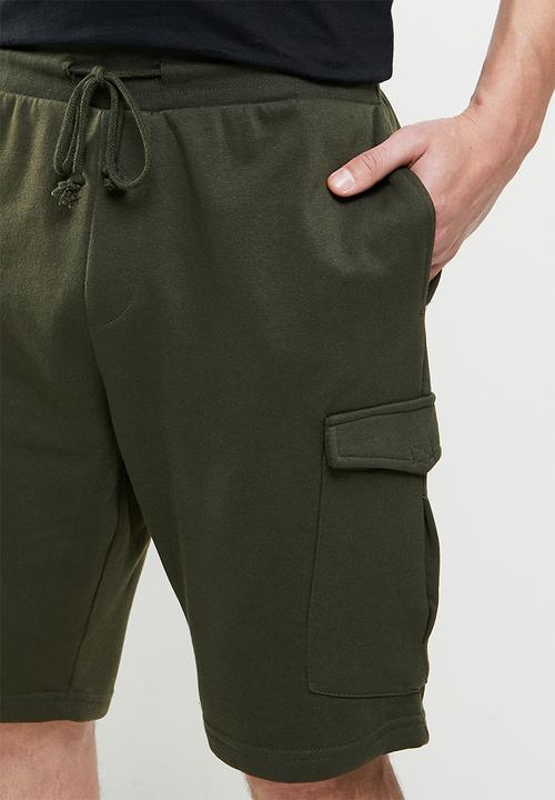 Brave Soul - Auden essential double pocket cargo - khaki