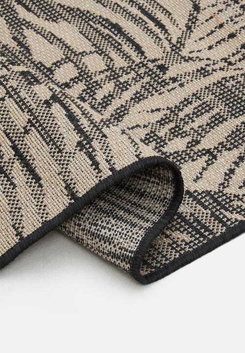 Hertex Haus - Cocos rug - black