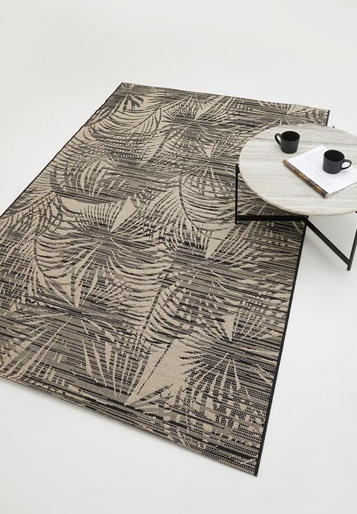 Hertex Haus - Cocos rug - black
