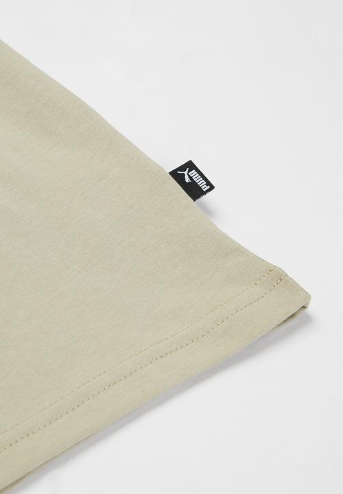 PUMA - Ess logo tee b - spray green