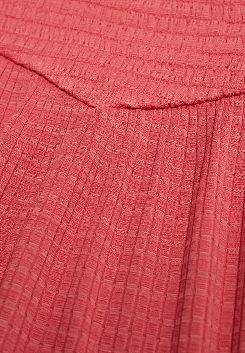 MANGO - T-shirt adelina - medium red