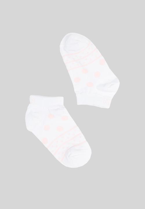Klin - Baby girls 5 pack socks - white & pink 