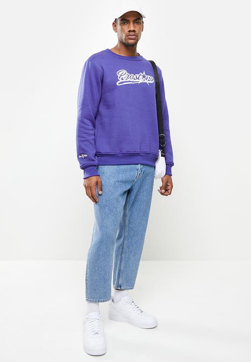 Lonsdale - Basic crew sweater - blue