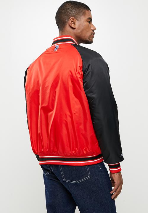 Lonsdale - Chicago puffer jacket - red & black