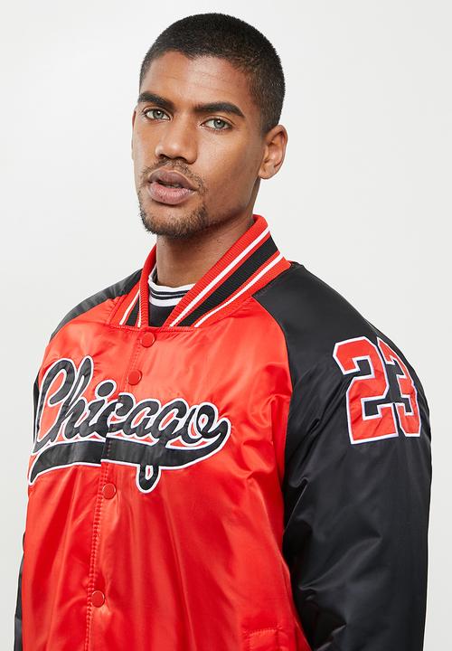 Lonsdale - Chicago puffer jacket - red & black
