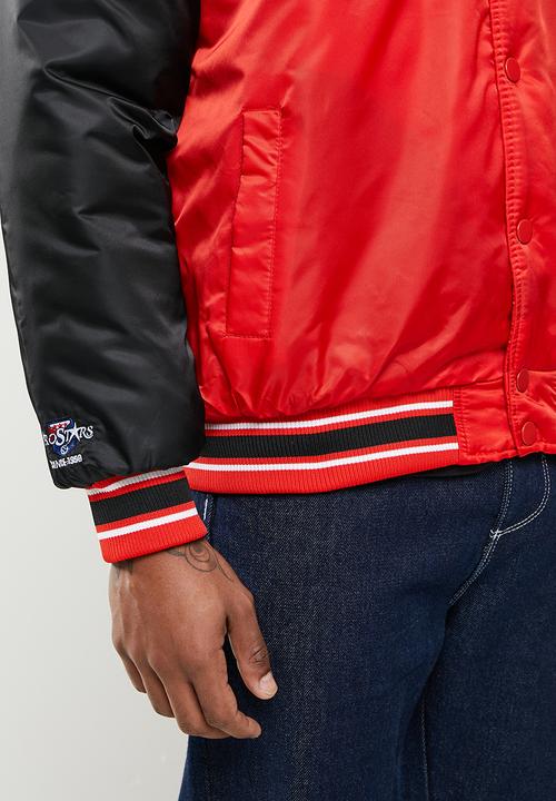 Lonsdale - Chicago puffer jacket - red & black