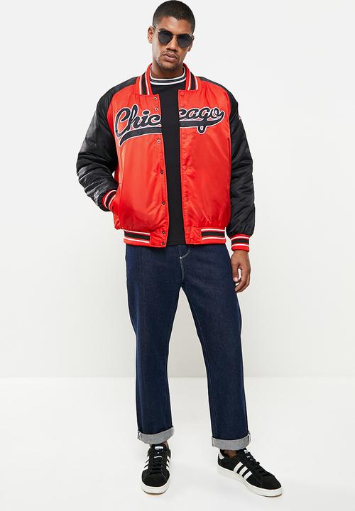 Lonsdale - Chicago puffer jacket - red & black