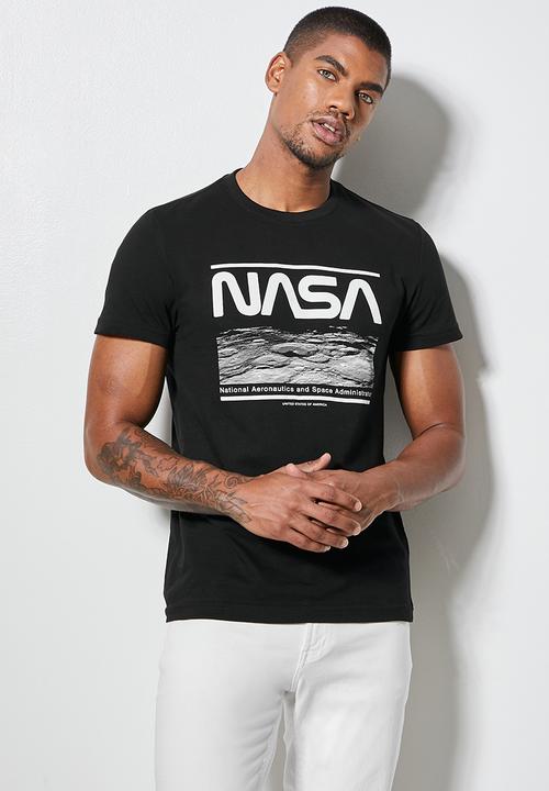Superbalist - Nate NASA printed crew neck tee - black 
