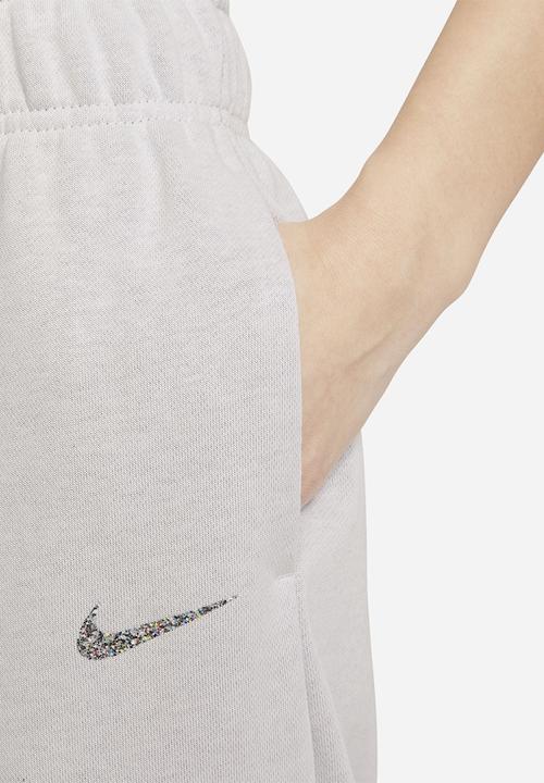 Nike - NSW fleece pants - platinum tint/white