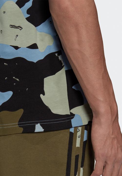 adidas Originals - Camo aop tee - ambient sky