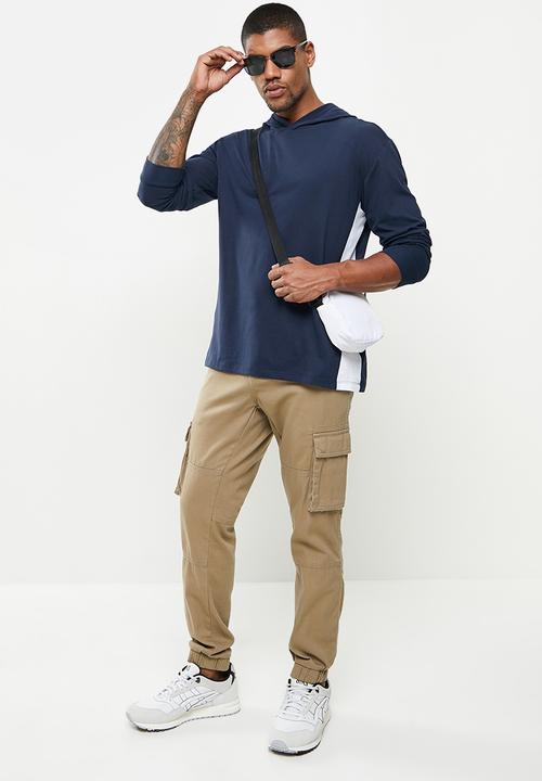 Hurley - Df harvey long sleeve hood - navy