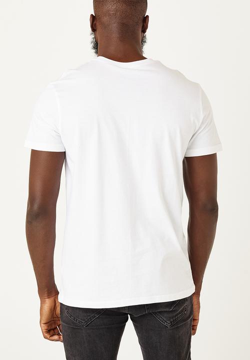 Flyersunion - Mens-regular printed tee - white