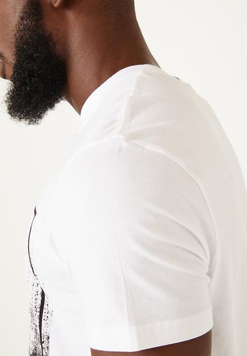 Flyersunion - Mens-regular printed tee - white