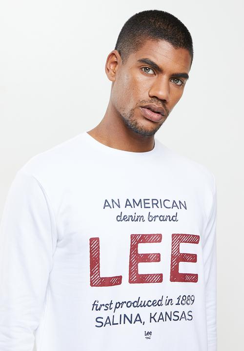 Lee  - An American lee sweater - white fleece