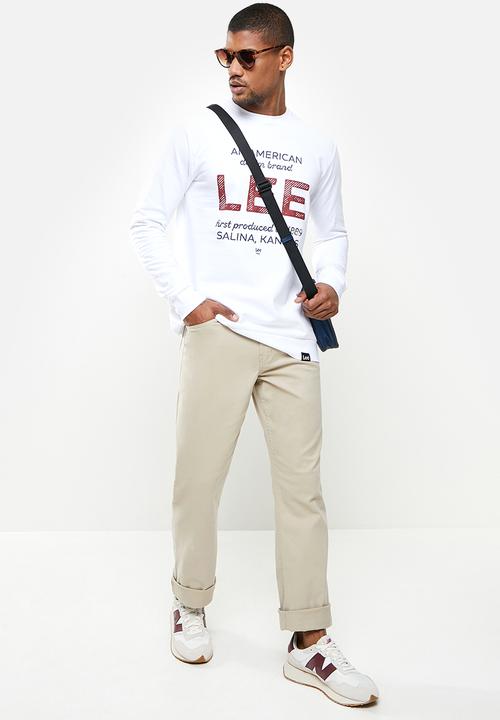 Lee  - An American lee sweater - white fleece