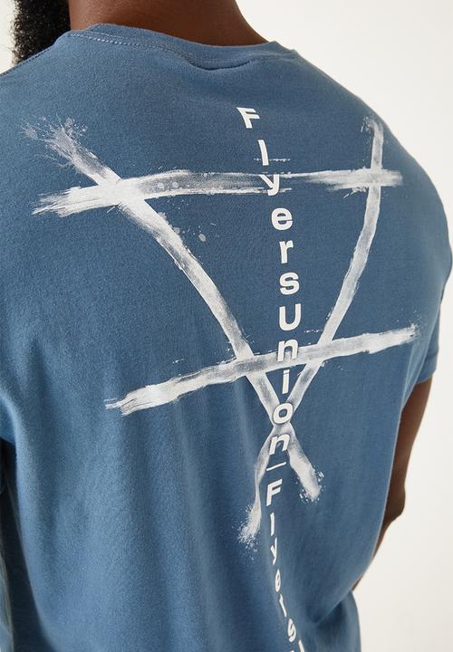 Flyersunion - Mens-regular printed tee - medium airforce