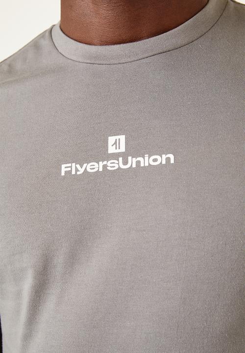 Flyersunion - Mens-regular printed tee - quiet shade