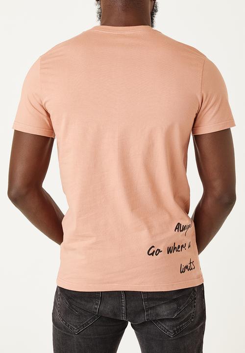 Flyersunion - Mens-regular photographic tee - ash rose