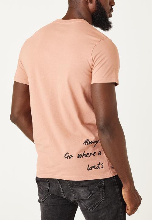 Flyersunion - Mens-regular photographic tee - ash rose