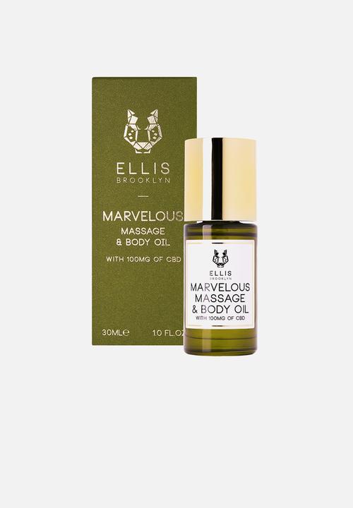 ELLIS BROOKLYN - Ellis Brooklyn Marvelous Massage & Body Oil with CBD - 30ml