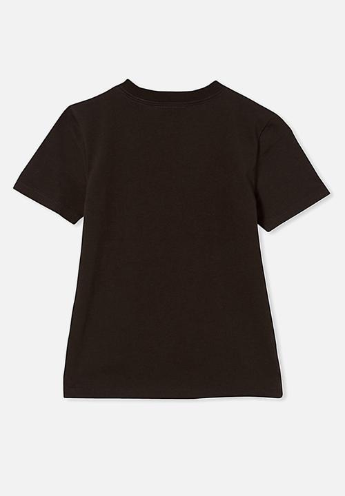 Cotton On - Co-lab short sleeve tee - lcn mt washed black/biggie smalls – pop art