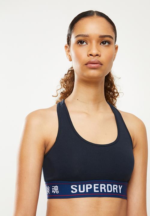 Superdry. - Superdy sports bra - navy 