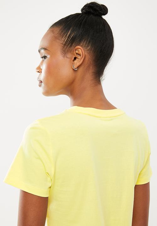 PUMA - Classics logo tee - yellow pear