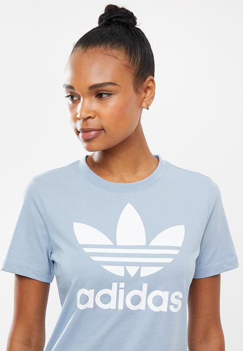 adidas Originals - Trefoil short sleeve tee - ambient sky