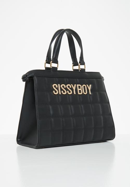 SISSY BOY - Square it off  tote - black