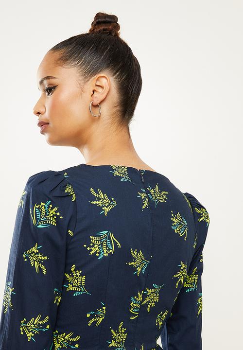 Glamorous - Bouquet dress - navy