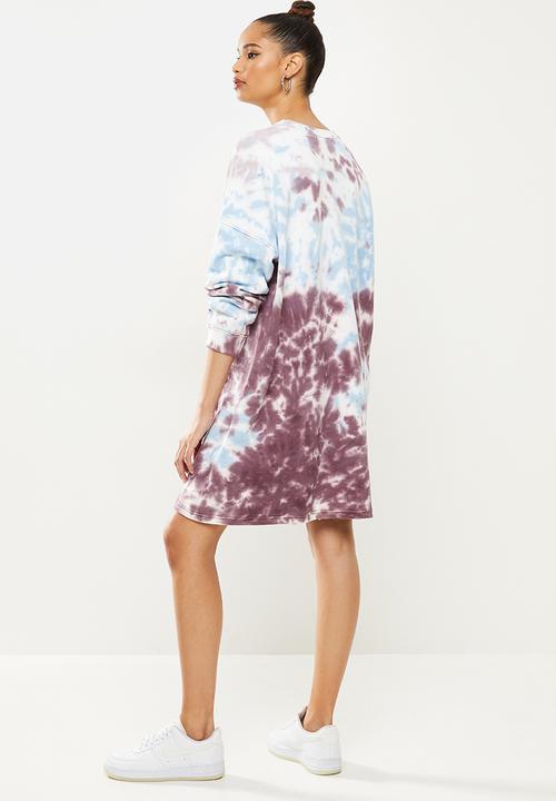 Missguided - Basic sweater dress tie dye missguided - multi 