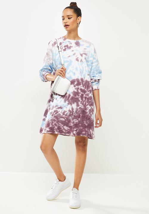 Missguided - Basic sweater dress tie dye missguided - multi 