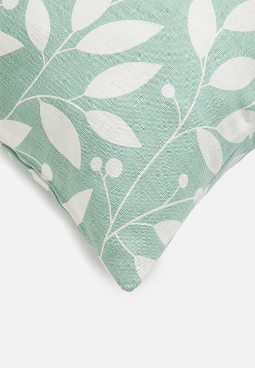 Sixth Floor - Vision printed cushion cover - sky & white