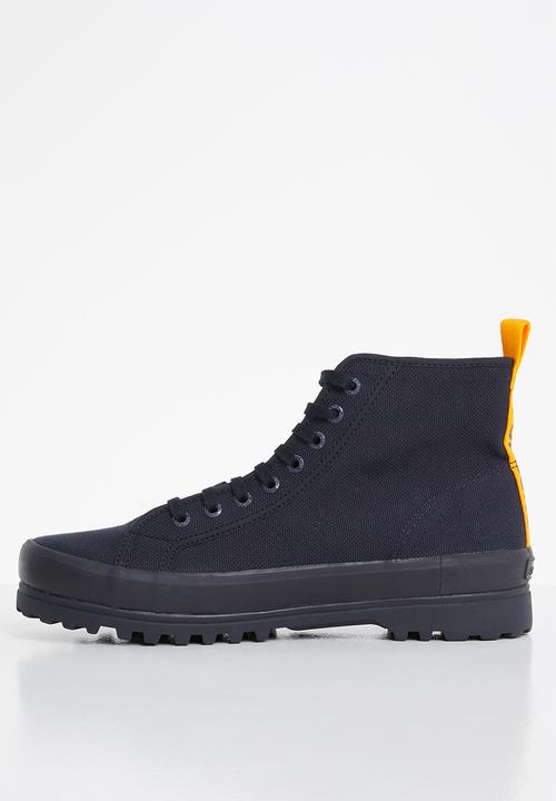 SUPERGA - 2341 tape alpina tape boot - aew - navy / sunflower yellow
